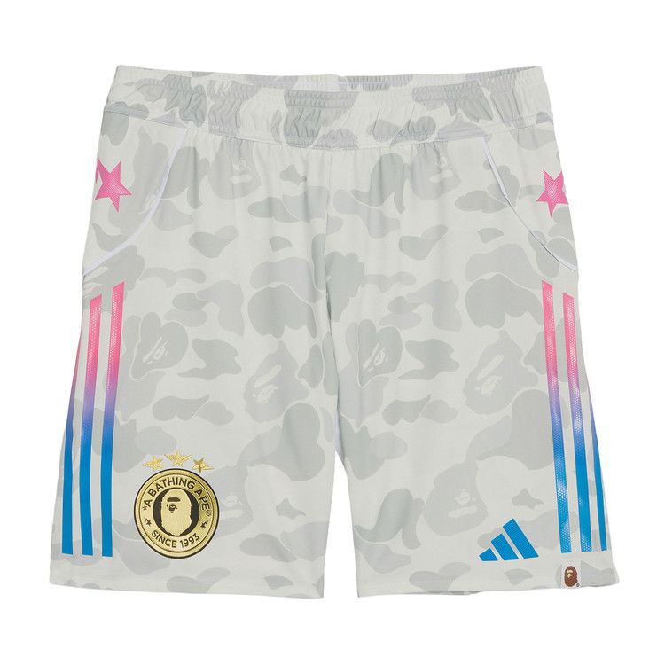 adidas x BAPE Football Shorts 'White'