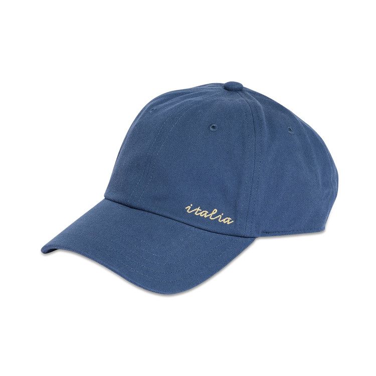 Adidas Italy 26 Dad Cap 'Night Marine/Light Football Gold'