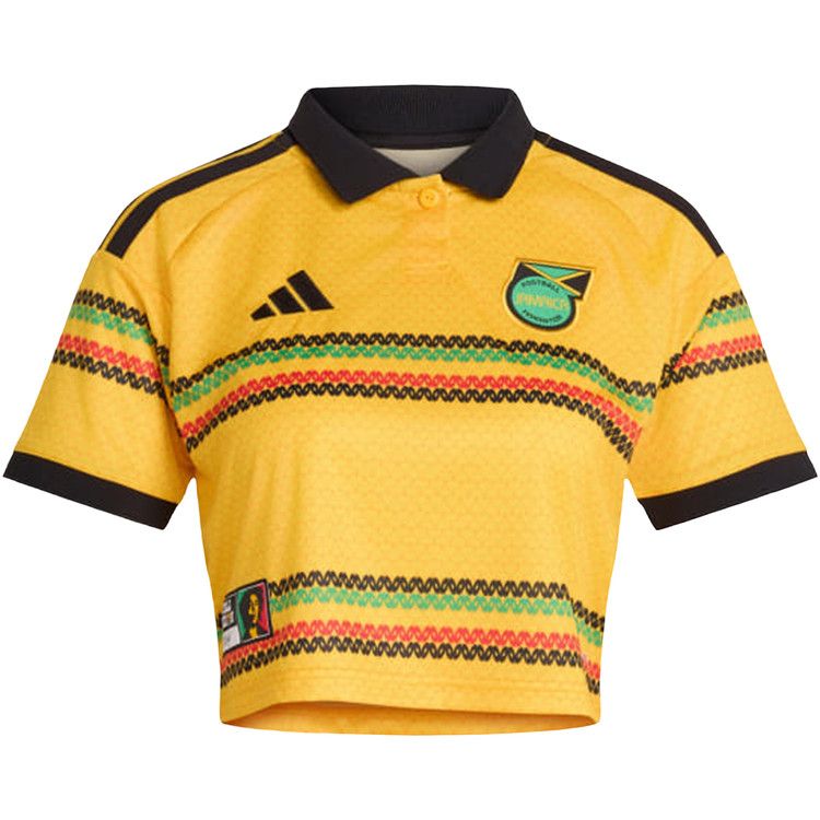 Adidas Jamaica 26 x Bob Marley Home Cropped Jersey 'Bold Gold'
