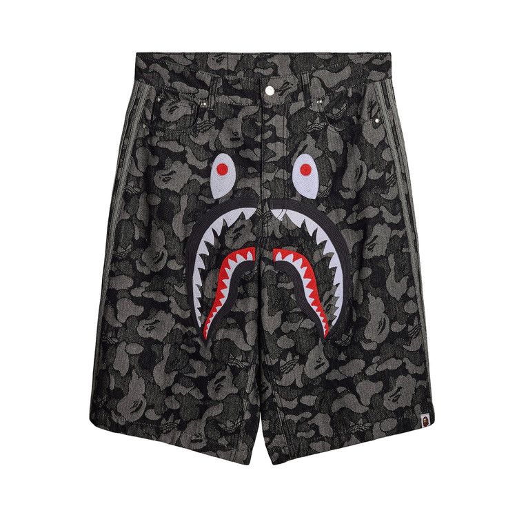 Adidas x BAPE Shark Denim Jorts 'Black'