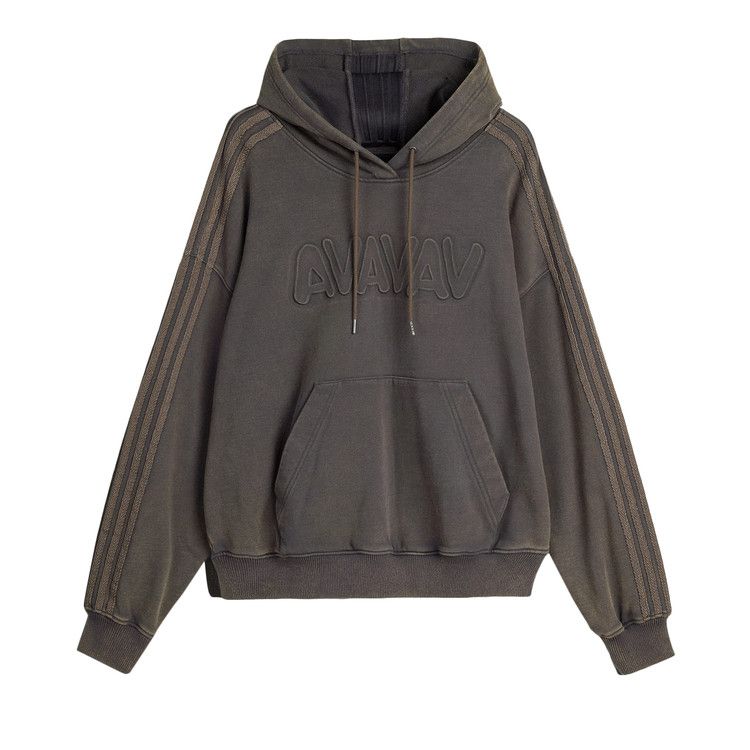 Adidas x Avavav Shoulderless Hoodie 'Carbon'
