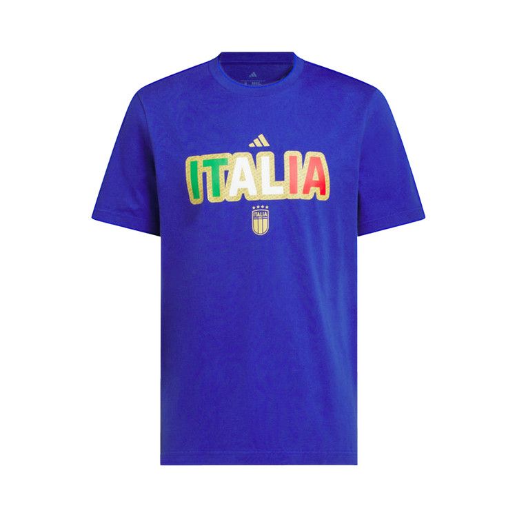 Adidas FIFA World Cup 26 Italy Home Graphic Tee 'Semi Lucid Blue'