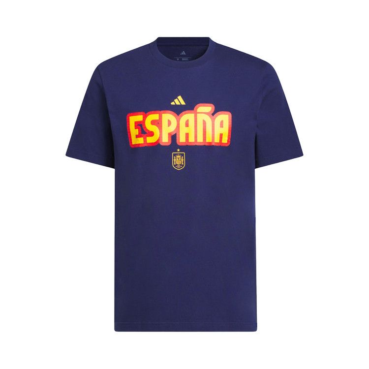 Adidas World Cup 26 Spain Home Graphic Tee 'Dark Blue'
