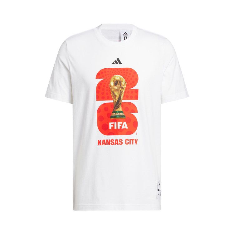 Adidas FIFA World Cup 26 Host City Kansas City Graphic T-Shirt 'White'