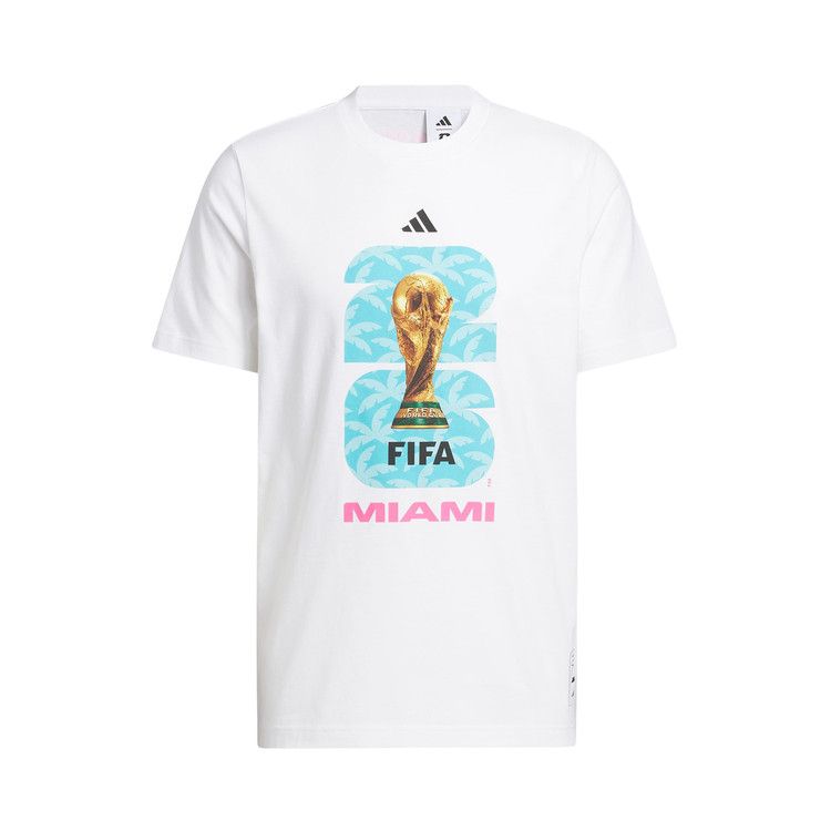 Adidas FIFA World Cup 26 Host City Miami Graphic T-Shirt 'White'