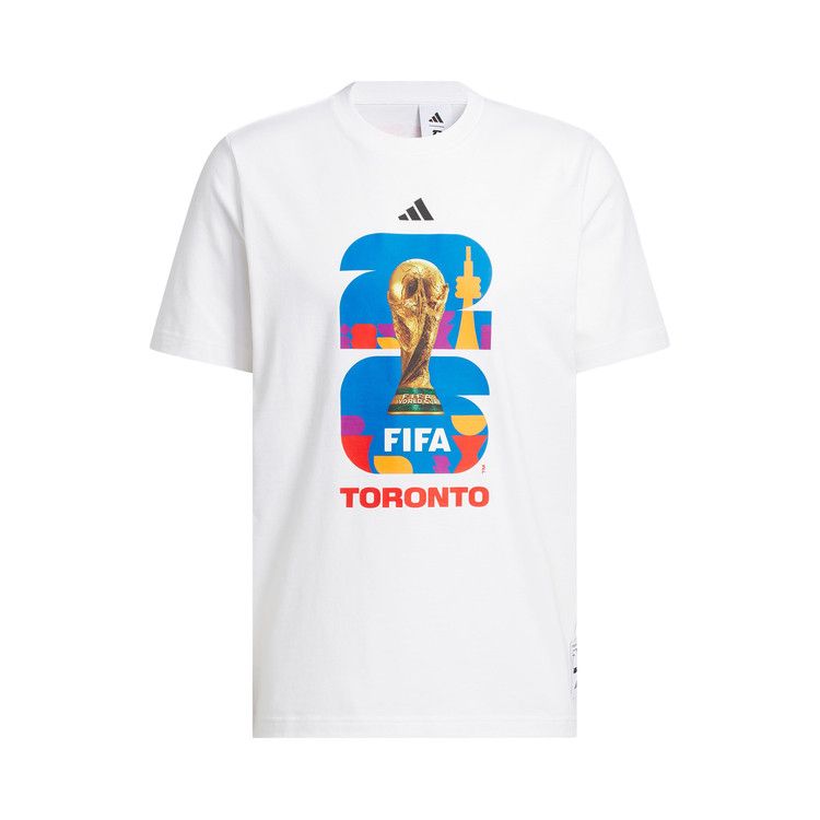 Adidas FIFA World Cup 26 Host City Toronto Graphic T-Shirt 'White'
