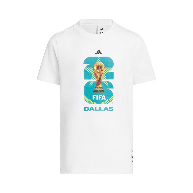 Adidas FIFA World Cup 26 Host City Dallas Graphic T-Shirt 'White'