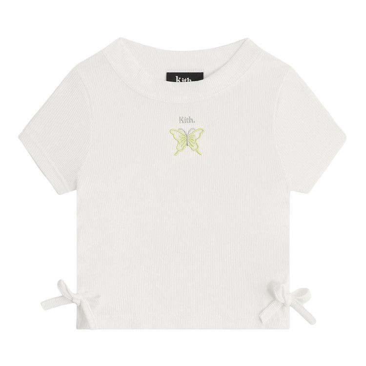 Kith Mulberry Ruched Rib Tee 'White'