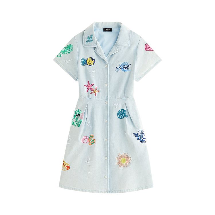 Kith Novelty Lena Dress 'Light Indigo'