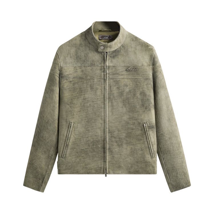 Kith Washed Suede Rossi Moto Jacket 'Flagstaff'