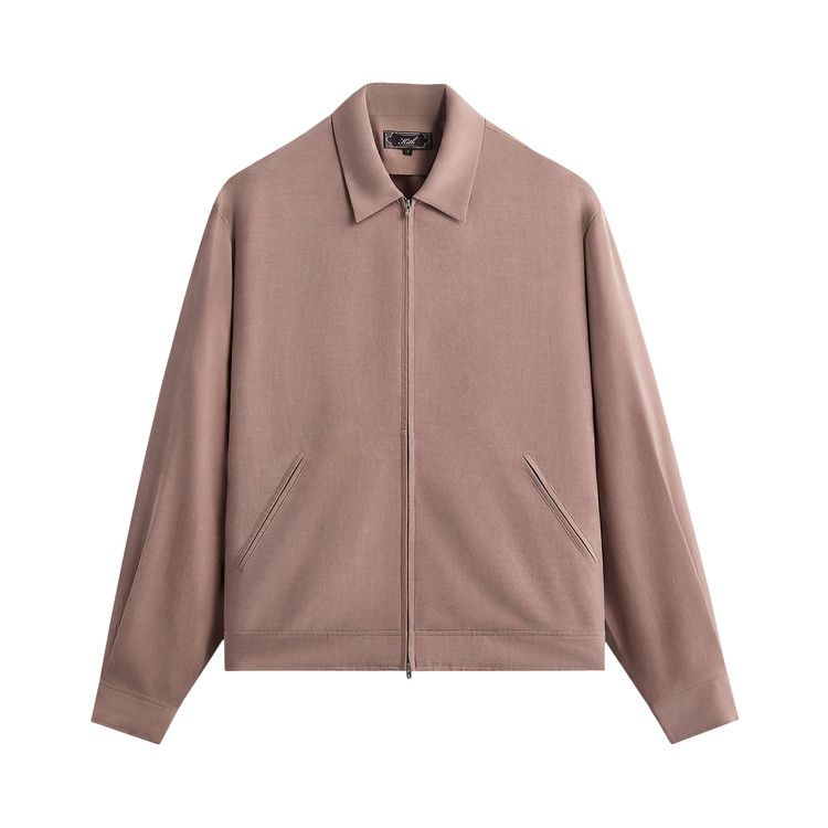 Kith Cupro Linen Connor Blouson Jacket 'Dusty Mauve'