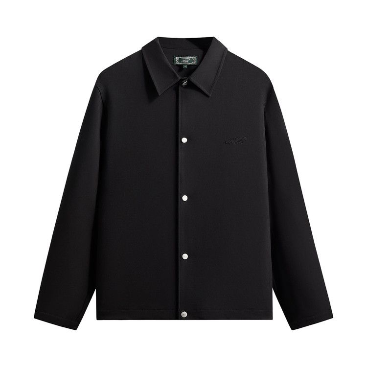 Kith Midweight Double Weave Coaches Jacket 'Black'