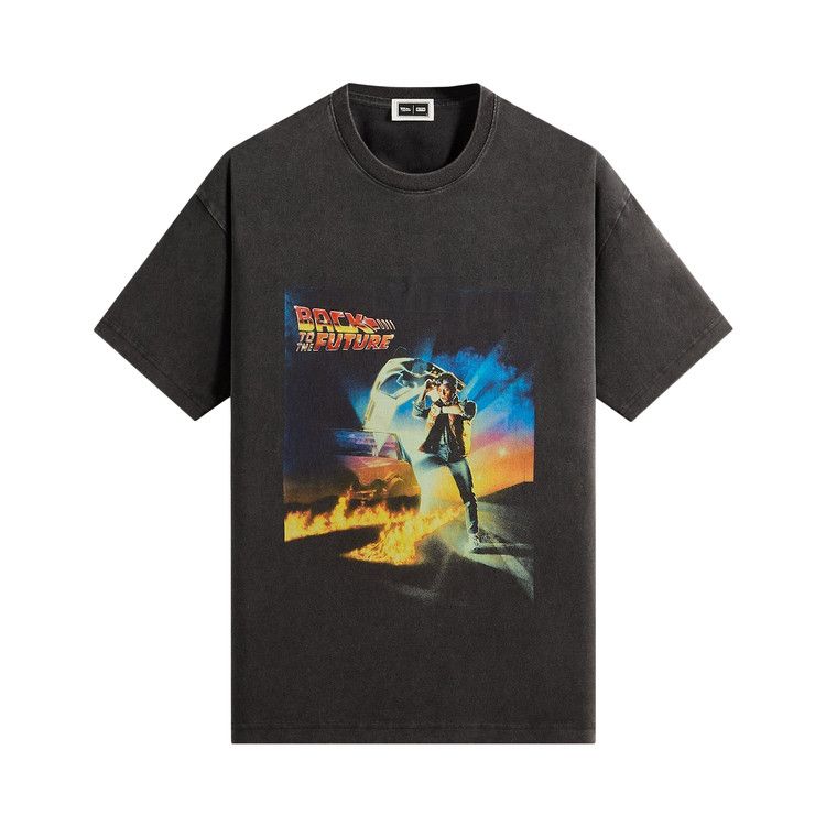 Kith For Back To The Future Chrome Title Vintage Tee 'Black'