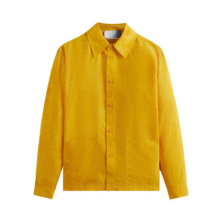 Kith Long-Sleeve Boxy Collared Overshirt 'Opulence'