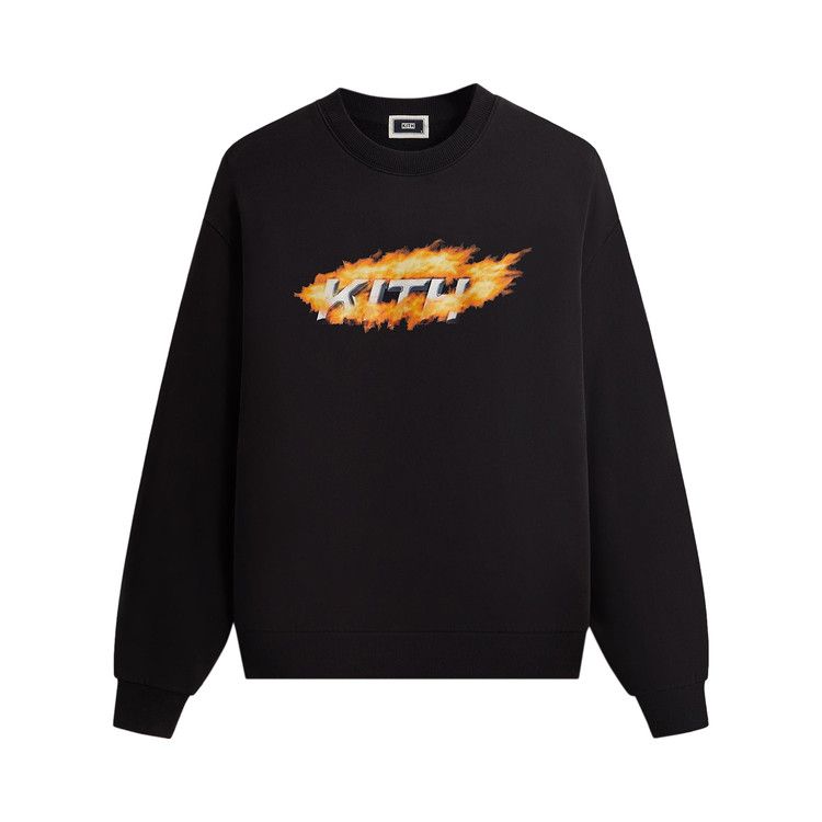 Kith Orbit Flame Vintage Nelson Crewneck 'Black'