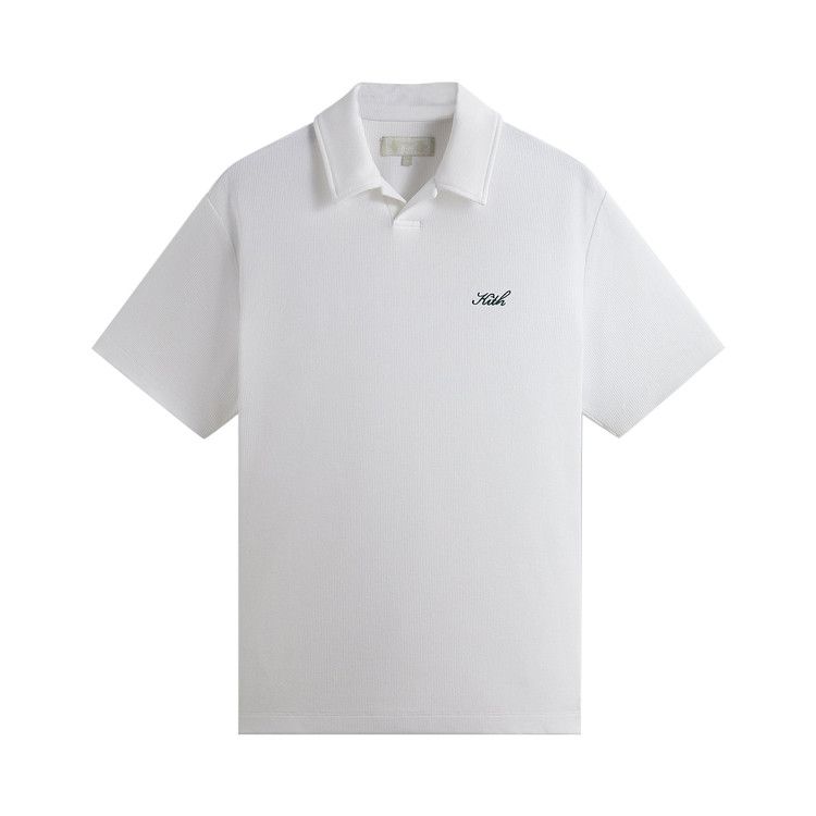 Kith Micro Waffle Drew Polo 'White'