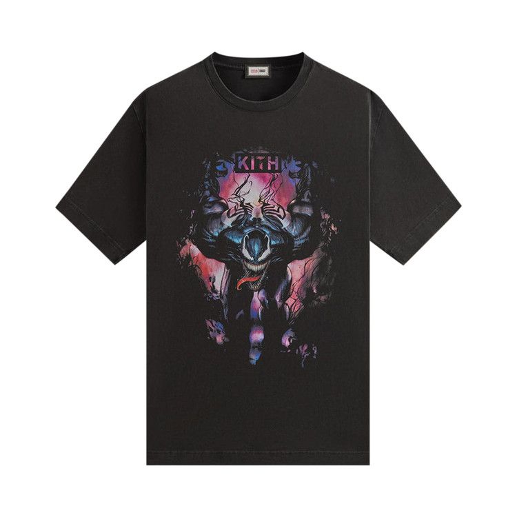Kith x Marvel Symbiote Vintage Tee 'Black'