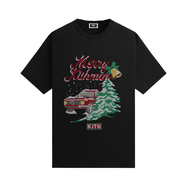 Kith Needlepoint Tee 'Black'