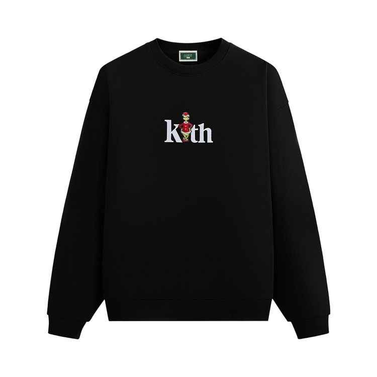 Kith x The Grinch Serif Nelson Crewneck 'Black Beauty'