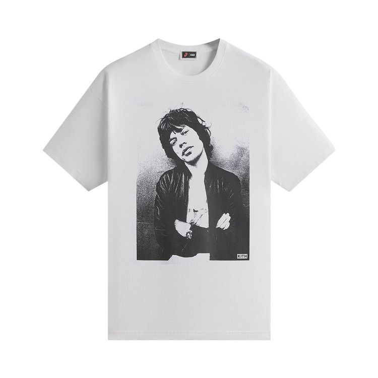 Kith For The Rolling Stones Mick Photo Vintage Tee 'White'