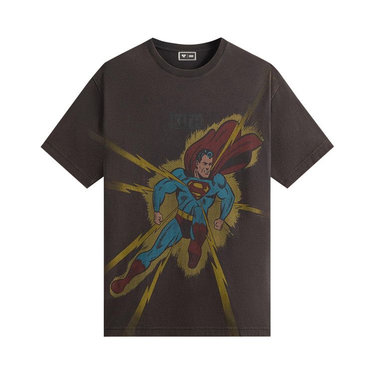 Kith x Superman Lightning Bolt Tee 'Black'