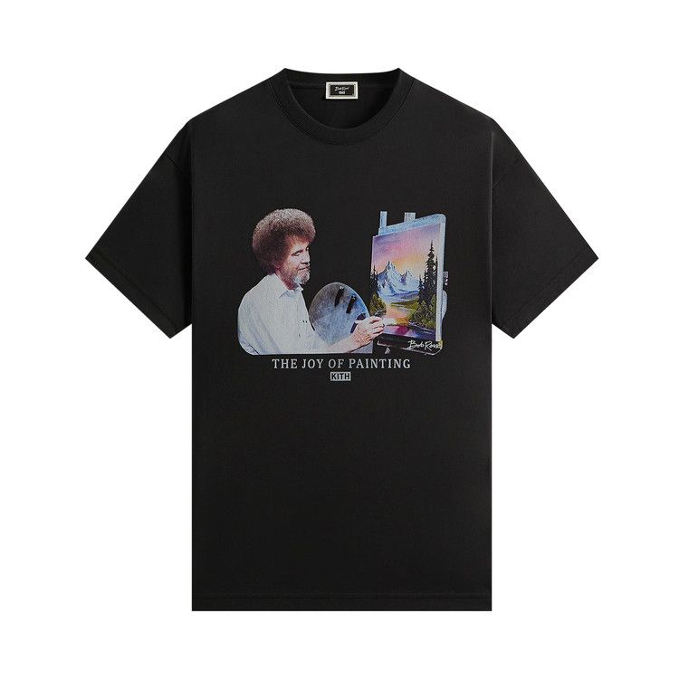 Kith For Bob Ross Joy Of Painting Portrait Tee 'Black'