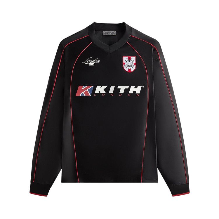 Kith London Long Sleeve Agu Soccer Jersey 'Black'