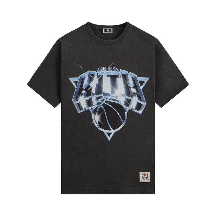 Kith For The New York Knicks Chrome Vintage Jones Tee 'Black'