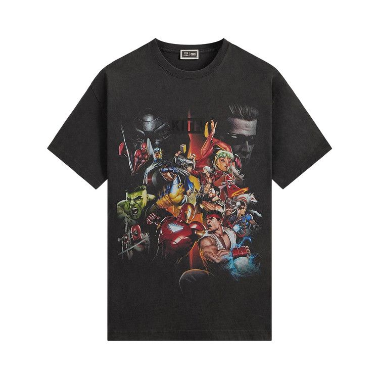 Kith x Marvel vs. Capcom Ultimate Vintage Tee 'Black'