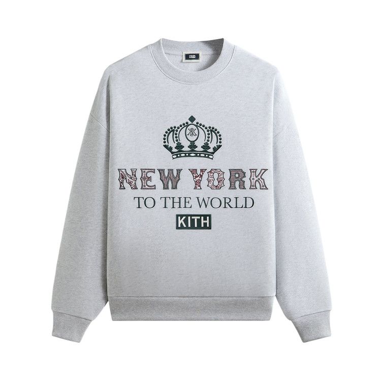 Kith Nelson Crewneck 'Light Heather Grey'