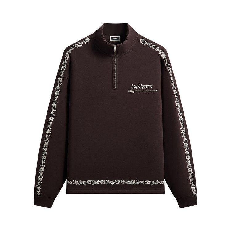 Kith Floral Queensbridge Quarter Zip 'Incognito'