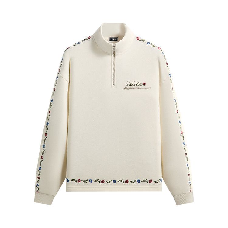 Kith Floral Queensbridge Quarter Zip 'Silk'