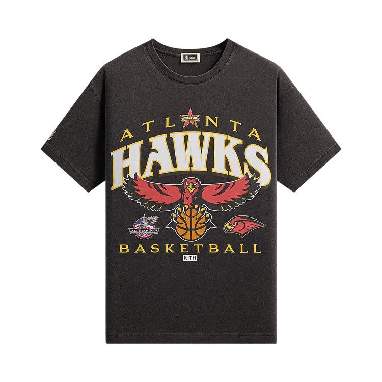 Kith For NBA All-Star Atlanta Hawks Vintage Tee 'Black'