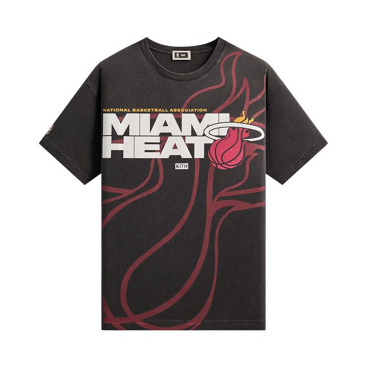 Kith For NBA All-Star Miami Heat Vintage Tee 'Black'
