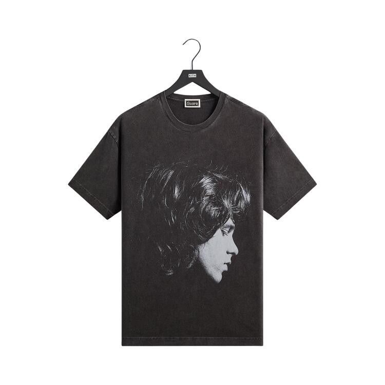 Kith Records For The Doors Morrison Logo Vintage Tee 'Black'