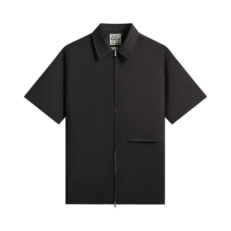 Kith &Kin For Origins Tropical Wool Davenport Shirt 'Black'