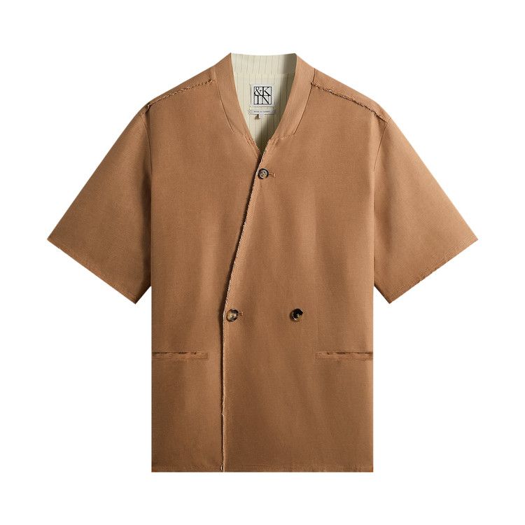 Kith &Kin Linen Viscose Twill Mathis Shirt 'Strand'