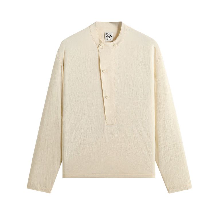 Kith &Kin Wrinkle Cupro Leven Shirt 'Sandrift'