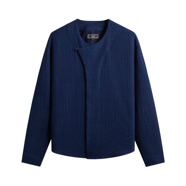 Kith Indigo Seersucker Townsend Shirt 'Dark Indigo'