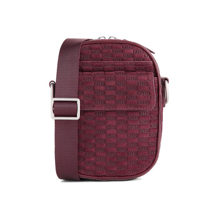 Kith Monogram Suede Passenger K15 Bag 'Magma'