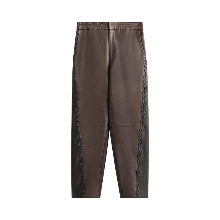 Kith &Kin Irving Combo Leather Moto Pant 'Hickory'