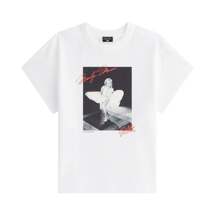 Kith Women For Marilyn Monroe Skirt Mulberry Vintage Tee 'White'