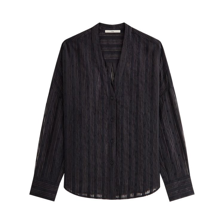 Kith Women Carmyn Sheer Cardigan Shirt 'Black'
