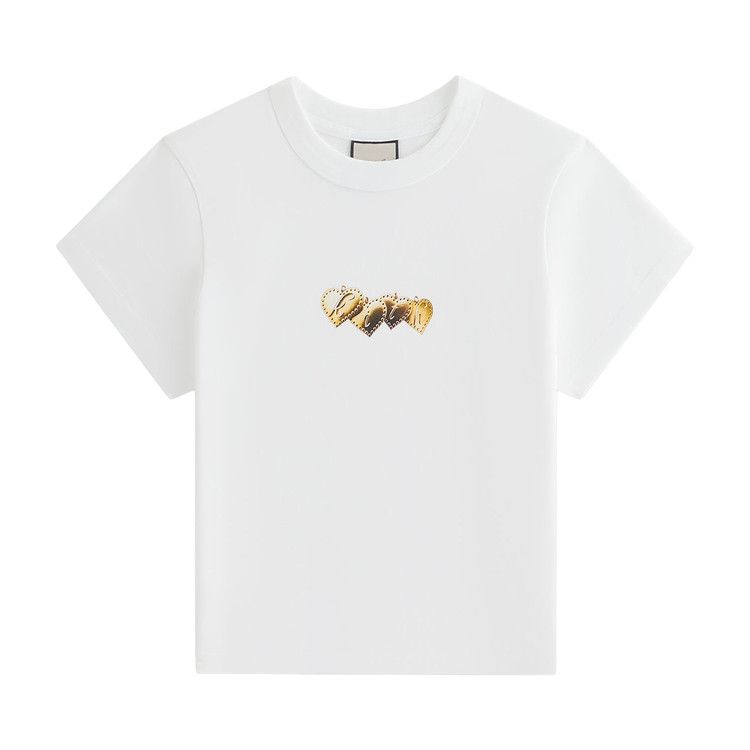 Kith Women Mulberry Vintage Heart Charm Tee 'White'