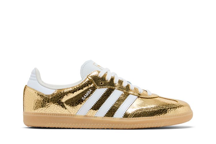 adidas Wmns Samba OG 'Cracked Metallic Pack - Gold'