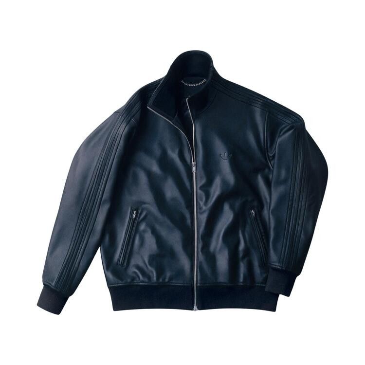 Y 3 A-Type Leather Track Jacket 'Black'