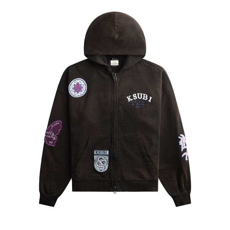 Ksubi Genesis Ekcess Zip Hoodie 'Charcoal'