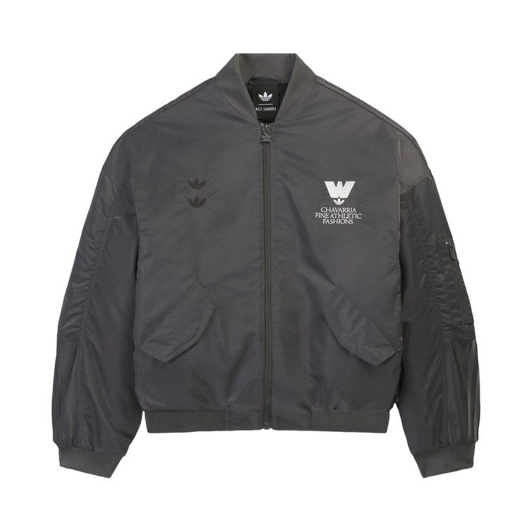 Adidas x Willy Chavarria Satin Bomber 'Grey'