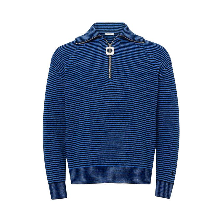 JW Anderson Half Zip Jumper 'Blue/Black'