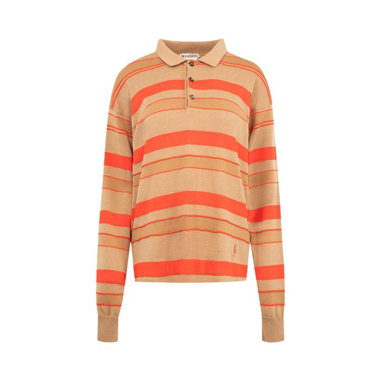 JW Anderson Knitted Rugby Polo 'Biscuit'
